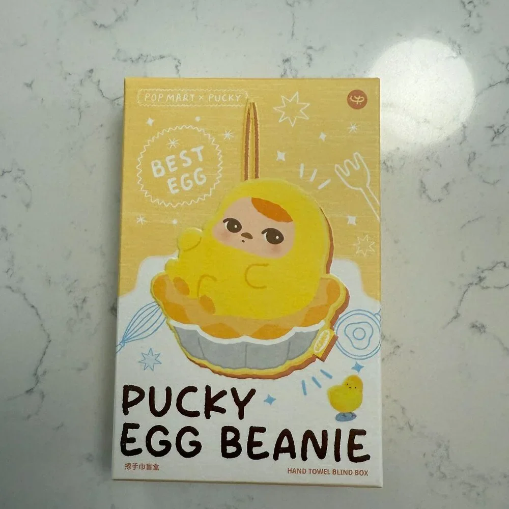 Egg Roll - NEW Sealed Pop Mart Pucky Egg Beanie Hand Towel